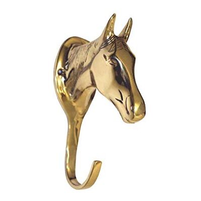 HKM 4000315157433 Trenshouder paardenkop- messing HKM 4000315157433 Trenshouder paardenkop- messing