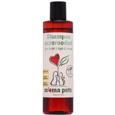 M' MA PETS Mama Pets Geurverdrijvende Shampoo voor Honden, Reinigt en Biedt Intense Anti-Odour Actie, 250 Ml M' MA PETS Mama Pets Geurverdrijvende Shampoo voor Honden, Reinigt en Biedt Intense Anti-Odour Actie, 250 Ml