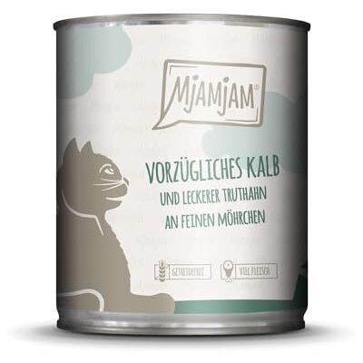 MjAMjAM 110876 Natvoer met hoog vleesgehalte voor katten MjAMjAM 110876 Natvoer met hoog vleesgehalte voor katten