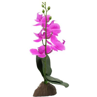 Lucky Reptile Scape it Easy Orchidee klein paars ca. 35 cm decoratieve plant voor terraria Lucky Reptile Scape it Easy Orchidee klein paars ca. 35 cm decoratieve plant voor terraria