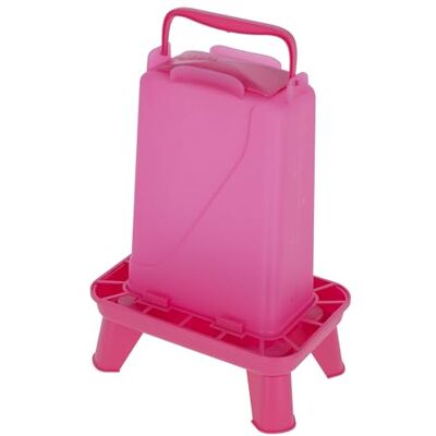 Kerbl Hobbyfarming Voerautomaat met Voetjes, 3,5 l, roze, 16,5 x 24,5 x 35 cm, pluimveevoerautomaat, voerdispenser, kunststof, pluimvee Kerbl Hobbyfarming Voerautomaat met Voetjes, 3,5 l, roze, 16,5 x 24,5 x 35 cm, pluimveevoerautomaat, voerdispenser, kunststof, pluimvee