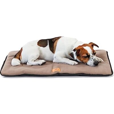 Ferplast Hondenkennel Hondenkussen Middelgroot Dubbelzijdig Krasbestendig en waterdicht materiaal, Warm Microfleece Hondenmatras Machinewasbaar op 30° 65 x 48 x 3,5 cm. Zwart Ferplast Hondenkennel Hondenkussen Middelgroot Dubbelzijdig Krasbestendig en waterdicht materiaal, Warm Microfleece Hondenmatras Machinewasbaar op 30° 65 x 48 x 3,5 cm. Zwart