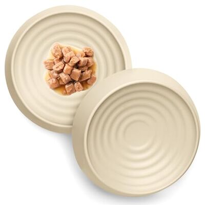 CatGuru Kattenbakken, snorhaar, stressvrije kattenvoerbak, verlicht vermoeidheid, brede kattenbak, antislip kattenvoerbakken, kattenvoer- en irrigatiebehoeften (2 stuks, zand) CatGuru Kattenbakken, snorhaar, stressvrije kattenvoerbak, verlicht vermoeidheid, brede kattenbak, antislip kattenvoerbakken, kattenvoer- en irrigatiebehoeften (2 stuks, zand)