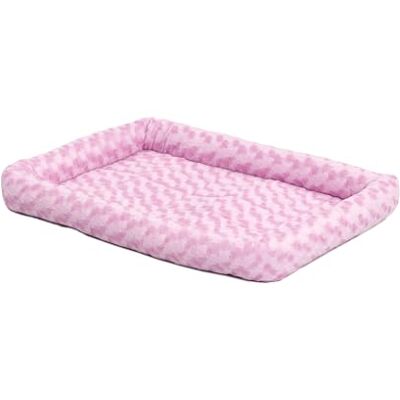 MidWest Homes for Pets Model 40224-PK Huisdierkussen, hondenbed, 61 cm lang honden- of kattenbed met comfortabele bekleding, ideaal voor kleine hondenrassen, roze MidWest Homes for Pets Model 40224-PK Huisdierkussen, hondenbed, 61 cm lang honden- of kattenbed met comfortabele bekleding, ideaal voor kleine hondenrassen, roze