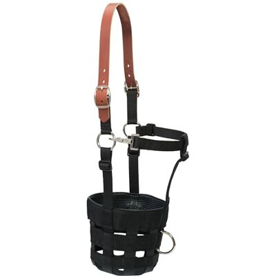 Weaver Equine Weaver Leather 65-2346 Grazing Muilkorf, Groot, Zwart Weaver Equine Weaver Leather 65-2346 Grazing Muilkorf, Groot, Zwart