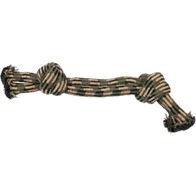 JACK AND VANILLA , Dubbelzijdig camouflagetouw met 2 knopen, robuust en duurzaam, ideaal voor buiten, lengte 38 cm, kleur groen/bruin, camouflagepatroon JACK AND VANILLA , Dubbelzijdig camouflagetouw met 2 knopen, robuust en duurzaam, ideaal voor buiten, lengte 38 cm, kleur groen/bruin, camouflagepatroon