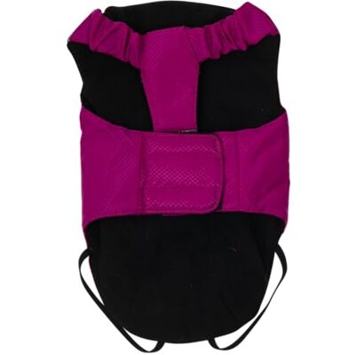 JACK AND VANILLA , Waterdichte hondenjas, winddicht, gemakkelijk te onderhouden, perfecte pasvorm voor maat M-L, lengte 45 cm, kleur fuchsia, model Expeditie JACK AND VANILLA , Waterdichte hondenjas, winddicht, gemakkelijk te onderhouden, perfecte pasvorm voor maat M-L, lengte 45 cm, kleur fuchsia, model Expeditie