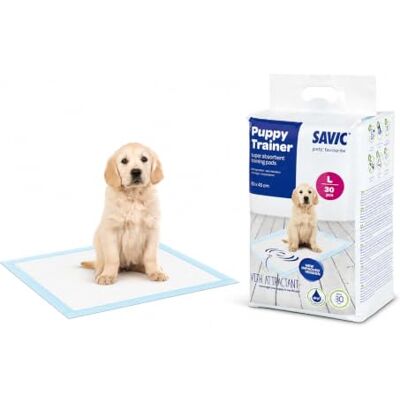 Savic Puppy Trainer Pads - 30 grote 60cm x 45cm Savic Puppy Trainer Pads - 30 grote 60cm x 45cm
