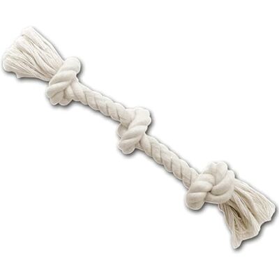 JACK AND VANILLA , Natuurlijk jute touw met 3 knopen voor interactieve spellen, licht en duurzaam, ideaal voor kleine en middelgrote rassen, 30 cm, natuurlijke kleur, model Revive Toys JACK AND VANILLA , Natuurlijk jute touw met 3 knopen voor interactieve spellen, licht en duurzaam, ideaal voor kleine en middelgrote rassen, 30 cm, natuurlijke kleur, model Revive Toys