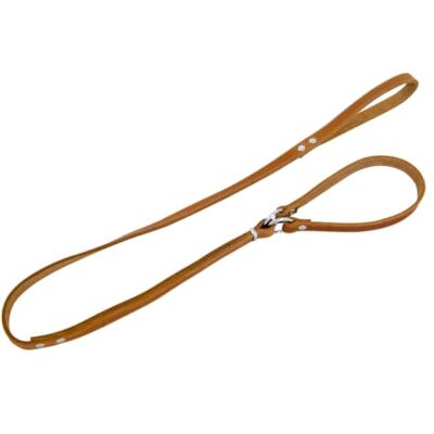JACK AND VANILLA , Martingale Hondenriem, model vet leer, kleur cognac, maat 16 mm x 148 cm JACK AND VANILLA , Martingale Hondenriem, model vet leer, kleur cognac, maat 16 mm x 148 cm