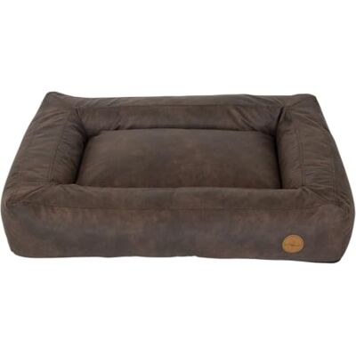 JACK AND VANILLA , Bed Box, hondenmand, model classy, kleur bark, maat L, 100 x 70 cm JACK AND VANILLA , Bed Box, hondenmand, model classy, kleur bark, maat L, 100 x 70 cm