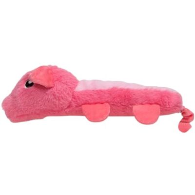 JACK AND VANILLA , Interactief hondenspeelgoed in roze varkensvorm, zacht en duurzaam, met geïntegreerde fluitje, ideaal voor spelen, 32 cm, roze, voor alle rassen JACK AND VANILLA , Interactief hondenspeelgoed in roze varkensvorm, zacht en duurzaam, met geïntegreerde fluitje, ideaal voor spelen, 32 cm, roze, voor alle rassen