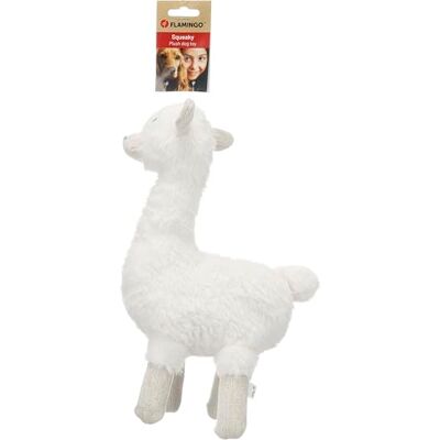 Flamingo SPEELGOED CINO ALPACA WIT 14x22x34CM Flamingo SPEELGOED CINO ALPACA WIT 14x22x34CM
