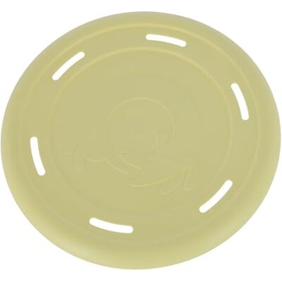 Kerbl Pet Frisbee, hondenspeelgoed, hondenfrisbee, TPE, geel, Ø 25 cm, tandvriendelijk, licht, drijvend, goede vliegeigenschappen Kerbl Pet Frisbee, hondenspeelgoed, hondenfrisbee, TPE, geel, Ø 25 cm, tandvriendelijk, licht, drijvend, goede vliegeigenschappen