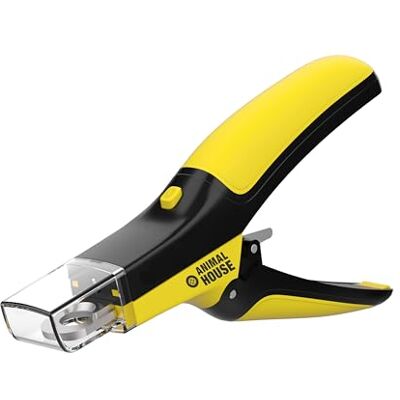 Animal House Precision Pro: nagelknipper met ledverlichting en geavanceerd veiligheidssysteem, met geïntegreerde vergrotingslens – nauwkeurige en veilige snit voor honden en katten Animal House Precision Pro: nagelknipper met ledverlichting en geavanceerd veiligheidssysteem, met geïntegreerde vergrotingslens – nauwkeurige en veilige snit voor honden en katten