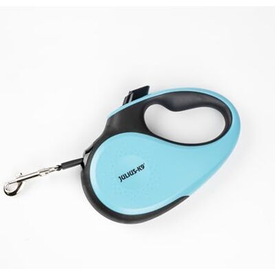 JULIUS K-9 Julius-K9 Retractable Dog Lead, XS 3 m Tape, Black/Turquoise – anti-slip handle, ribbon leash, extandable, one handed brake, pause, lock, reflective ribbon, tangle free, heavy duty JULIUS K-9 Julius-K9 Retractable Dog Lead, XS 3 m Tape, Black/Turquoise – anti-slip handle, ribbon leash, extandable, one handed brake, pause, lock, reflective ribbon, tangle free, heavy duty