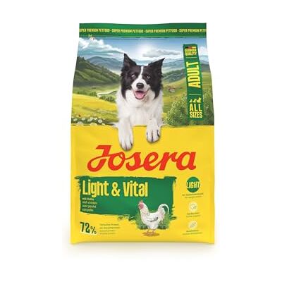 Josera Adult Light & Vital kip (1 x 3 kg) Premium droogvoer voor volwassen honden met erwt fosforarm met weinig vet & proteïne speciaal voor senioren glutenvrij 1 stuk Josera Adult Light & Vital kip (1 x 3 kg) Premium droogvoer voor volwassen honden met erwt fosforarm met weinig vet & proteïne speciaal voor senioren glutenvrij 1 stuk