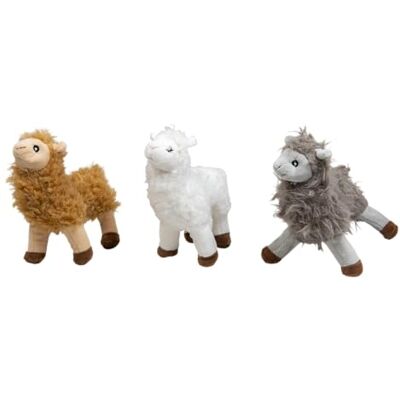 JACK AND VANILLA , Zacht fluwelen speelgoed voor honden en katten, alpacadesign, duurzaam en machinewasbaar, stimuleert de zintuigen, buitengewoon comfort, 18 cm, zachte kleur JACK AND VANILLA , Zacht fluwelen speelgoed voor honden en katten, alpacadesign, duurzaam en machinewasbaar, stimuleert de zintuigen, buitengewoon comfort, 18 cm, zachte kleur