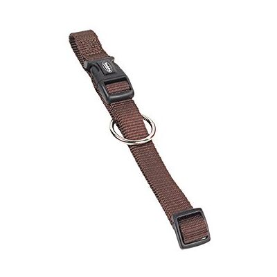 Nobby Halsband Classic, bruin L: 30-45 cm, B: 15 mm, 1 stuk Nobby Halsband Classic, bruin L: 30-45 cm, B: 15 mm, 1 stuk