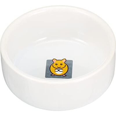 Karlie Keramische kom voor knaagdieren, met motief 100 ml ø: 8 cm motief hamster Karlie Keramische kom voor knaagdieren, met motief 100 ml ø: 8 cm motief hamster
