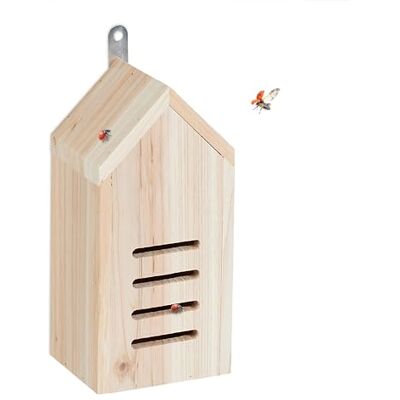 Relaxdays Insectenhuis - Milieuvriendelijk Dennenhouten Schuilplaats 25x12x10 cm Relaxdays Insectenhuis - Milieuvriendelijk Dennenhouten Schuilplaats 25x12x10 cm