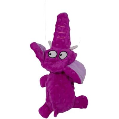 JACK AND VANILLA , Interactief pluche speelgoed voor honden in olifantenvorm, zacht en duurzaam, ideaal om te spelen, 28 cm, kleur: roze, Bubble Plush JACK AND VANILLA , Interactief pluche speelgoed voor honden in olifantenvorm, zacht en duurzaam, ideaal om te spelen, 28 cm, kleur: roze, Bubble Plush