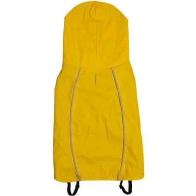 JACK AND VANILLA , Waterdichte jas met verstelbare capuchon, praktische zakken, helder design voor outdooractiviteiten, maat XXL, kleur geel, lengte 70 cm, model Fisherman JACK AND VANILLA , Waterdichte jas met verstelbare capuchon, praktische zakken, helder design voor outdooractiviteiten, maat XXL, kleur geel, lengte 70 cm, model Fisherman