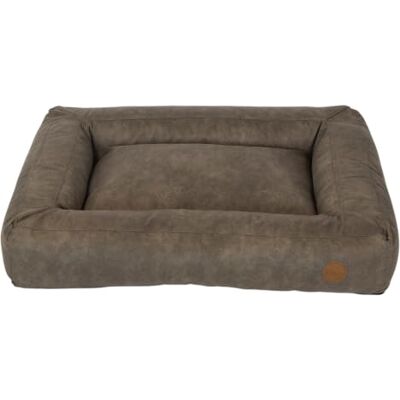 JACK AND VANILLA , Bed Box, Hondenbed, Klassiek model, Kleur Stone, Maat L, 100 x 70 cm JACK AND VANILLA , Bed Box, Hondenbed, Klassiek model, Kleur Stone, Maat L, 100 x 70 cm