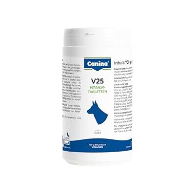 Canina V25 vitaminetabletten, per stuk verpakt (1 x 0,7 kg) Canina V25 vitaminetabletten, per stuk verpakt (1 x 0,7 kg)
