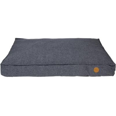 JACK AND VANILLA Orthopedisch hondenbed JV Hampton – comfortabele mand voor honden met gevoelige gewrichten – donkergrijs, M, 80 x 60 x 15 cm JACK AND VANILLA Orthopedisch hondenbed JV Hampton – comfortabele mand voor honden met gevoelige gewrichten – donkergrijs, M, 80 x 60 x 15 cm