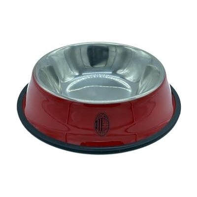 ACM 1899 AC Milan AC Milan AC Milan Kom voor honden en katten, officieel product, rood, 26 cm ACM 1899 AC Milan AC Milan AC Milan Kom voor honden en katten, officieel product, rood, 26 cm