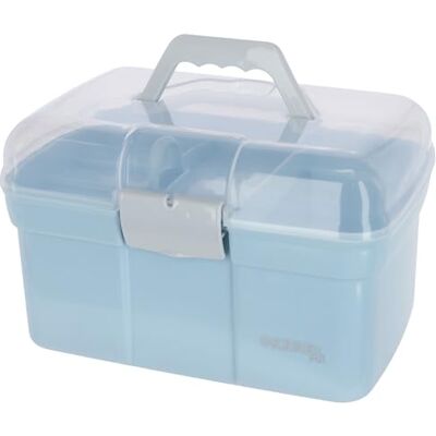 Kerbl Pet Zorgbox, blauw, 30x20x19 cm, hondenverzorgingsbox, kattenverzorgingsbox, box verzorgingsartikelen, plastic, honden, katten Kerbl Pet Zorgbox, blauw, 30x20x19 cm, hondenverzorgingsbox, kattenverzorgingsbox, box verzorgingsartikelen, plastic, honden, katten