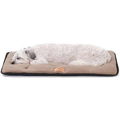 Ferplast Hondenkennel Hondenkussen voor kleine honden Dubbelzijdig Krasbestendig en waterdicht materiaal, Warm Microfleece Hondenmatras Machinewasbaar op 30° 57 x 38 x 3,5 cm. Zwart Ferplast Hondenkennel Hondenkussen voor kleine honden Dubbelzijdig Krasbestendig en waterdicht materiaal, Warm Microfleece Hondenmatras Machinewasbaar op 30° 57 x 38 x 3,5 cm. Zwart