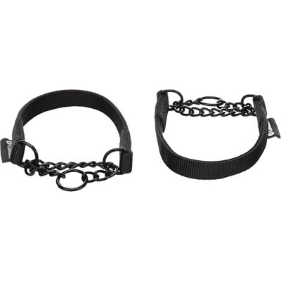 Flamingo Hond Anti-trek halsband Trero Zwart XXXS 24-30cm 15mm Flamingo Hond Anti-trek halsband Trero Zwart XXXS 24-30cm 15mm