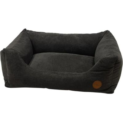 JACK AND VANILLA , Ergonomische schuimbank voor dieren, modern design, donkergrijs, wasbare hoes, duurzaam en comfortabel, ideaal voor honden en katten, 80 x 60 cm JACK AND VANILLA , Ergonomische schuimbank voor dieren, modern design, donkergrijs, wasbare hoes, duurzaam en comfortabel, ideaal voor honden en katten, 80 x 60 cm