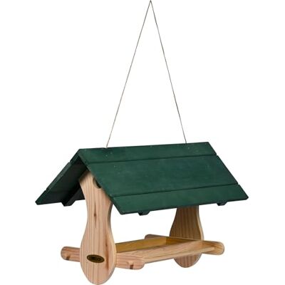 dobar Green Label® Nuuk Groot vogelvoederhuis met koord om op te hangen, voederstation voor wilde vogels, 39 x 30 x 22 cm dobar Green Label® Nuuk Groot vogelvoederhuis met koord om op te hangen, voederstation voor wilde vogels, 39 x 30 x 22 cm