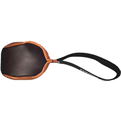 DINGO GEAR WWW.DINGOGEAR.COM 1977 DINGO GEAR S02779, zacht, echt leer, bal met handvat voor de bijttraining, Ø 11 cm, hondenspeelgoed voor ophalen en belonen DINGO GEAR WWW.DINGOGEAR.COM 1977 DINGO GEAR S02779, zacht, echt leer, bal met handvat voor de bijttraining, Ø 11 cm, hondenspeelgoed voor ophalen en belonen