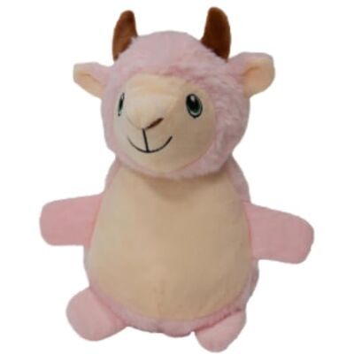 JACK AND VANILLA , Knuffeldier in schapenvorm met knijper en knapperige textuur, ideaal voor honden en katten, gemakkelijk te reinigen, 18 cm, zacht roze, voor alle rassen JACK AND VANILLA , Knuffeldier in schapenvorm met knijper en knapperige textuur, ideaal voor honden en katten, gemakkelijk te reinigen, 18 cm, zacht roze, voor alle rassen