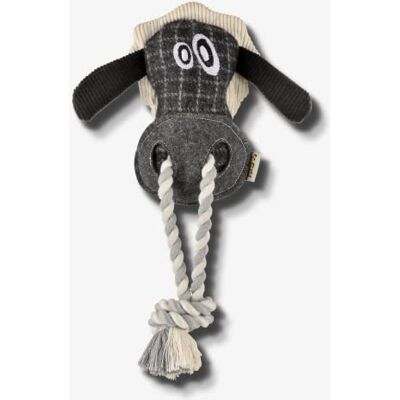 PetLove Wonky Woolies Tuggerz Schapen, Duurzaam pluche en touw hond en puppy speelgoed met pieper, 100 procent gerecyclede materialen PetLove Wonky Woolies Tuggerz Schapen, Duurzaam pluche en touw hond en puppy speelgoed met pieper, 100 procent gerecyclede materialen