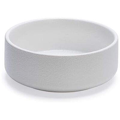 Designed by Lotte Napf Lojs, hondenbak, keramiek, wit, 18 x 18 x 7 cm, 1200 ml Designed by Lotte Napf Lojs, hondenbak, keramiek, wit, 18 x 18 x 7 cm, 1200 ml