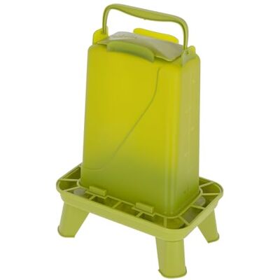 Kerbl Hobbyfarming Voerautomaat met Voetjes, 5,5 l, groen, 19,5 x 28,5 x 39,5 cm, pluimveevoerautomaat, voerdispenser, kunststof, pluimvee Kerbl Hobbyfarming Voerautomaat met Voetjes, 5,5 l, groen, 19,5 x 28,5 x 39,5 cm, pluimveevoerautomaat, voerdispenser, kunststof, pluimvee