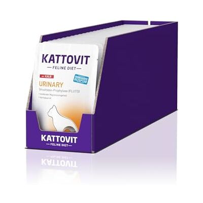 Kattovit Urinary natvoer voor katten Natvoer voor katten als volledig voer in verse zak. Dieetvoer voor volwassen katten met urinewegaandoeningen 24 x 85 g kalf Kattovit Urinary natvoer voor katten Natvoer voor katten als volledig voer in verse zak. Dieetvoer voor volwassen katten met urinewegaandoeningen 24 x 85 g kalf