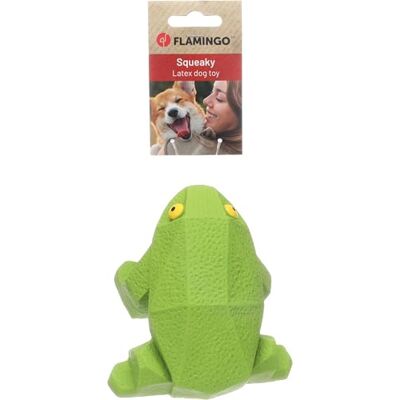 Flamingo Speelgoed Kremi Kikker Groen 12,8x12,8x8,8cm Met Squeaker Flamingo Speelgoed Kremi Kikker Groen 12,8x12,8x8,8cm Met Squeaker