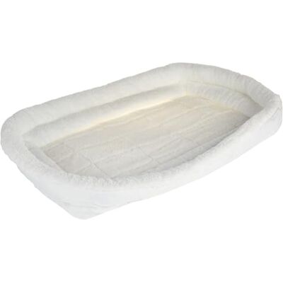 MidWest Homes for Pets Double Bolster Pet Bed, 30 Inch Hondenbed ideaal voor middelgrote hondenrassen en past 30 inch lange hondenkratten MidWest Homes for Pets Double Bolster Pet Bed, 30 Inch Hondenbed ideaal voor middelgrote hondenrassen en past 30 inch lange hondenkratten