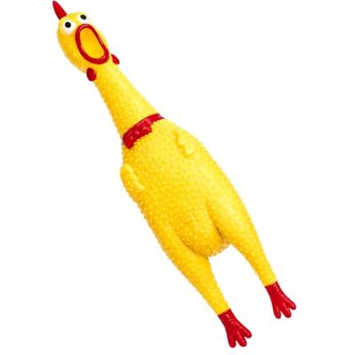 PARENCE . Groot Hondenspeeltje 31cm – Gillend Hondenspeeltje – Groot Leuk Geel Rubberen Speelgoed PARENCE . Groot Hondenspeeltje 31cm – Gillend Hondenspeeltje – Groot Leuk Geel Rubberen Speelgoed