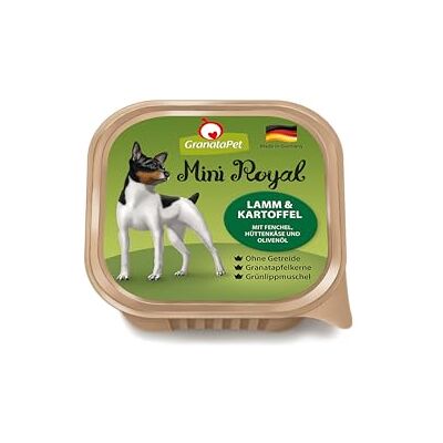 GranataPet Mini Royal Lammas & Aardappel - Natvoer voor kleine honden GranataPet Mini Royal Lammas & Aardappel - Natvoer voor kleine honden