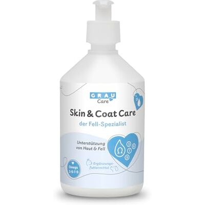 Grau – Skin & Coat Care 500 ml, aanvullend diervoeder voor honden en katten Grau – Skin & Coat Care 500 ml, aanvullend diervoeder voor honden en katten