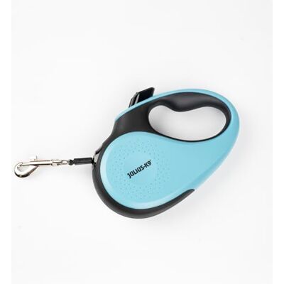 JULIUS K-9 Julius-K9 Retractable Dog Lead, S 5 m Tape, Black/Turquoise – anti-slip handle, ribbon leash, extandable, one handed brake, pause, lock, reflective ribbon, tangle free, heavy duty JULIUS K-9 Julius-K9 Retractable Dog Lead, S 5 m Tape, Black/Turquoise – anti-slip handle, ribbon leash, extandable, one handed brake, pause, lock, reflective ribbon, tangle free, heavy duty