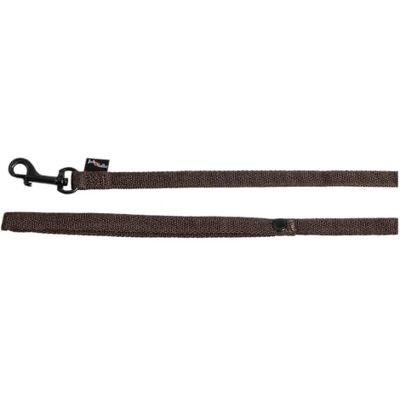 JACK AND VANILLA , Hondenriem, model Comfort Tube nylon, kleur bruin, maat L, 25 mm x 122 cm JACK AND VANILLA , Hondenriem, model Comfort Tube nylon, kleur bruin, maat L, 25 mm x 122 cm