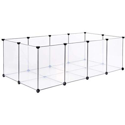 lionto Plastic hek kleine dieren Vrijloop kleine dieren Indoor behuizing 145x74x47 cm lionto Plastic hek kleine dieren Vrijloop kleine dieren Indoor behuizing 145x74x47 cm